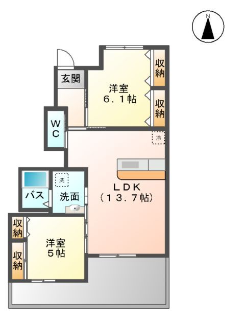 2LDK