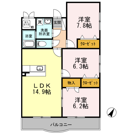 3LDK