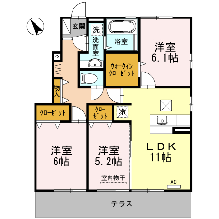 3LDK