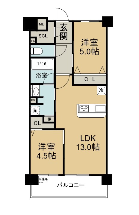 2LDK