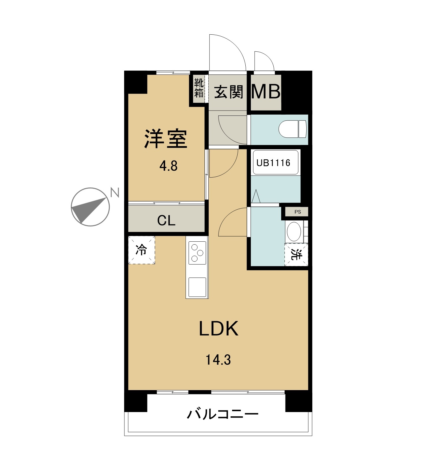 1LDK