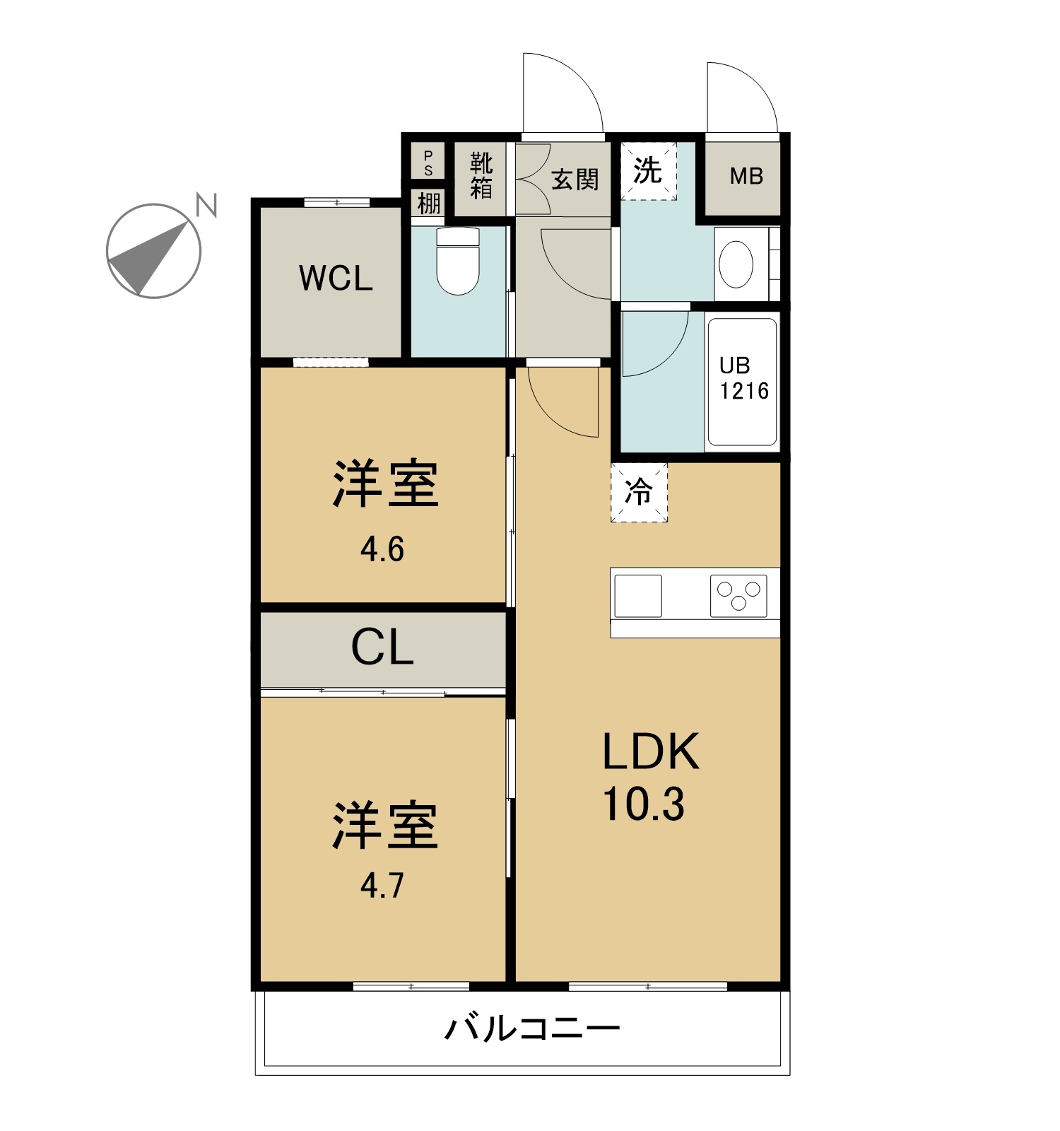 2LDK
