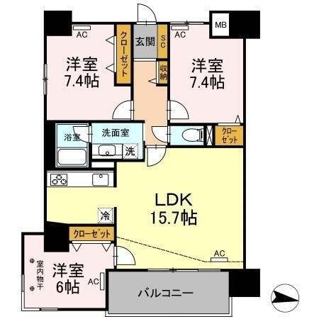 3LDK