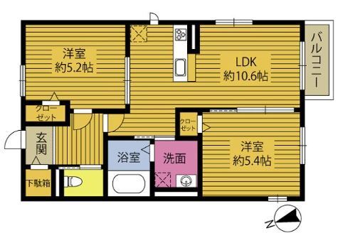 2LDK